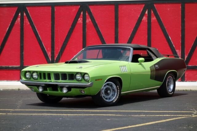 plymouth barracuda sub lime green with 50 miles, for sale!