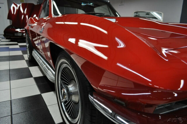 very clean - red 427 coupe - florida car