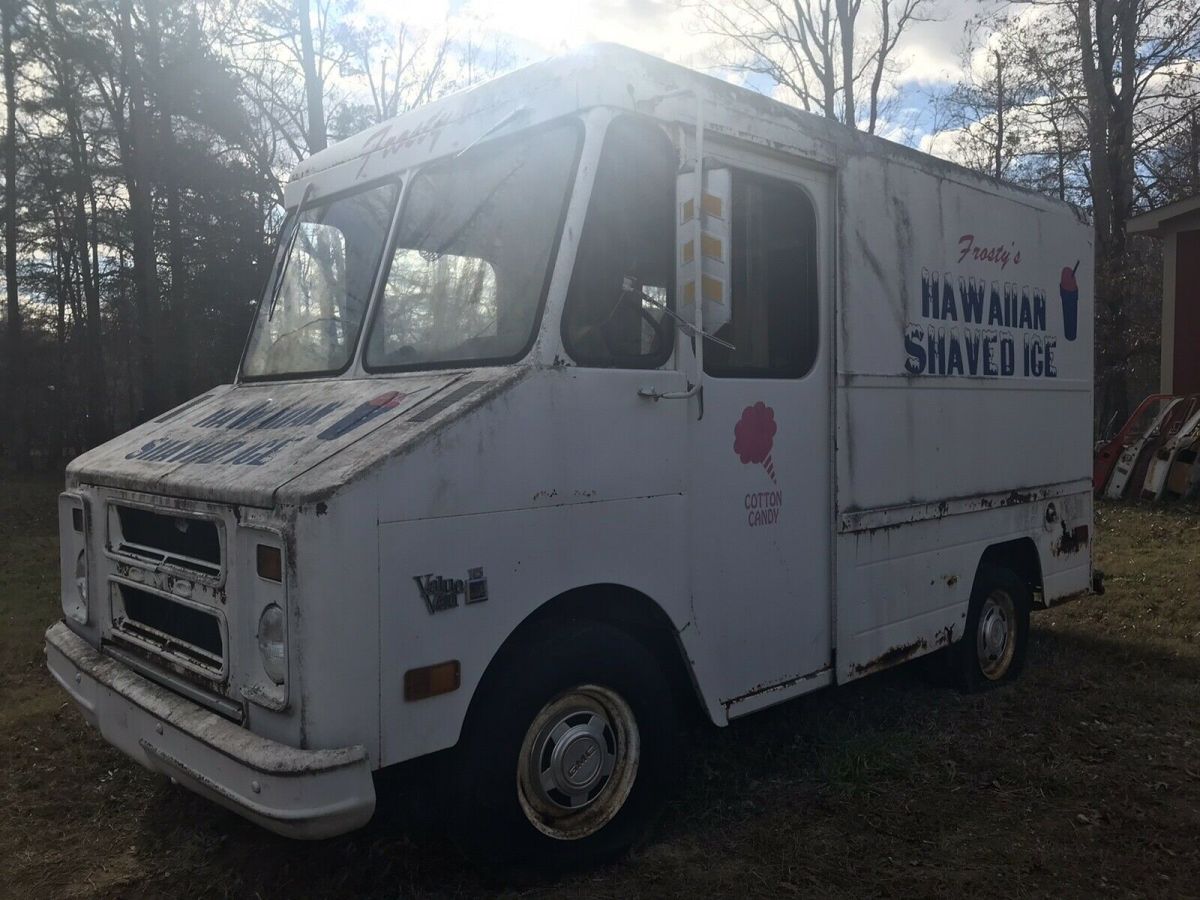 1977 chevrolet panel step van pickup white rwd manual c10