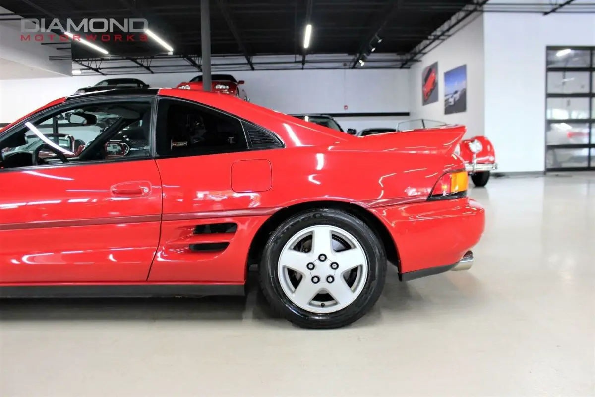 1993 toyota mr2 turbo 123955 miles super red coupe i4 2.0l turbo 5 speed manual
