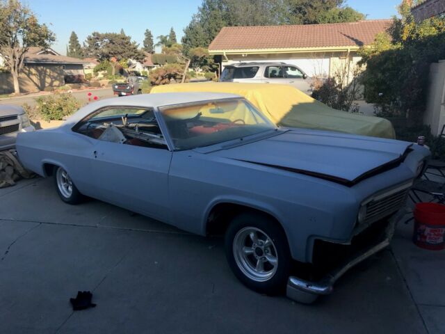 1966 chevrolet impala 2 door hardtop 1 owner original pink slip frame off resto