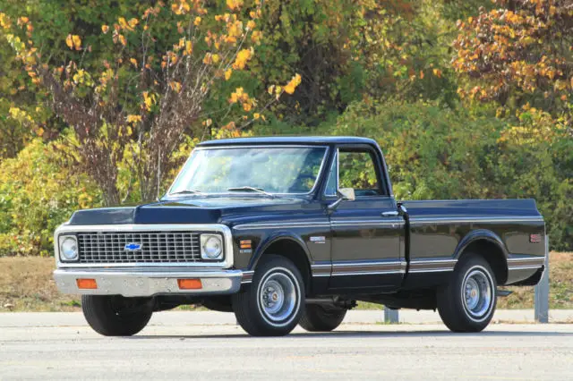 1972 c10 cheyenne super, frame off restored, factory ac, ps, pb, tilt