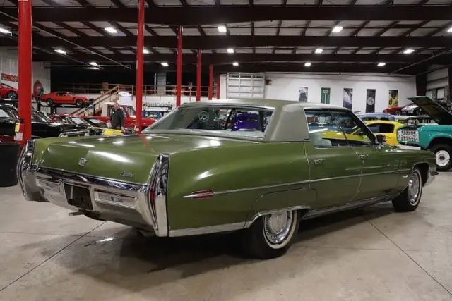 1971 cadillac deville 87053 miles sausalito green firemist coupe 472cid v8 auto