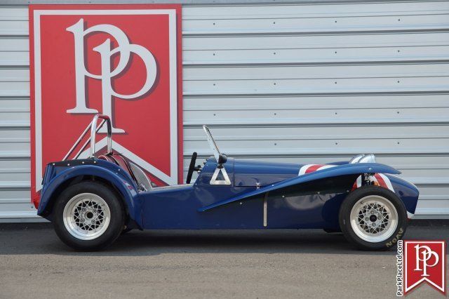 1962 lotus super 7 roadster, blue & red, union jack livery