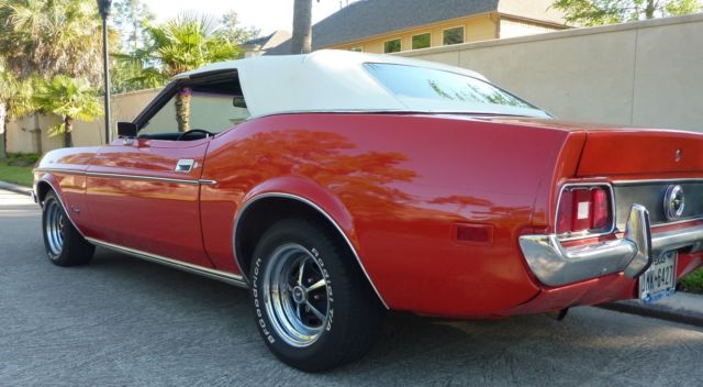 factory red texas convertible, solid original sheet metal, runs strong