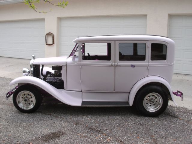 1930 ford model a sedan street rod all steel and all ford