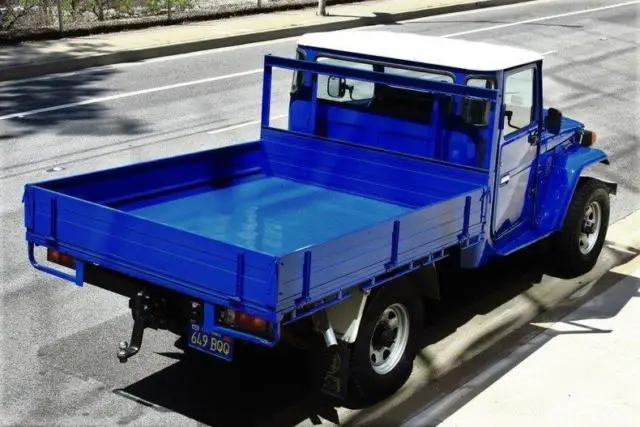 1982 toyota land cruiser 4x4 133906 miles blue truck h2 diesel manual