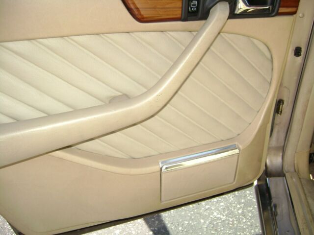 mercedes 350sd turbo diesel 1991 taupe w. beige leather interior w126 no reserve