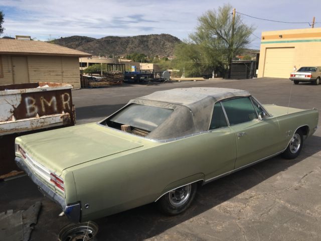 1968 plymouth sport fury convertible starts and runs