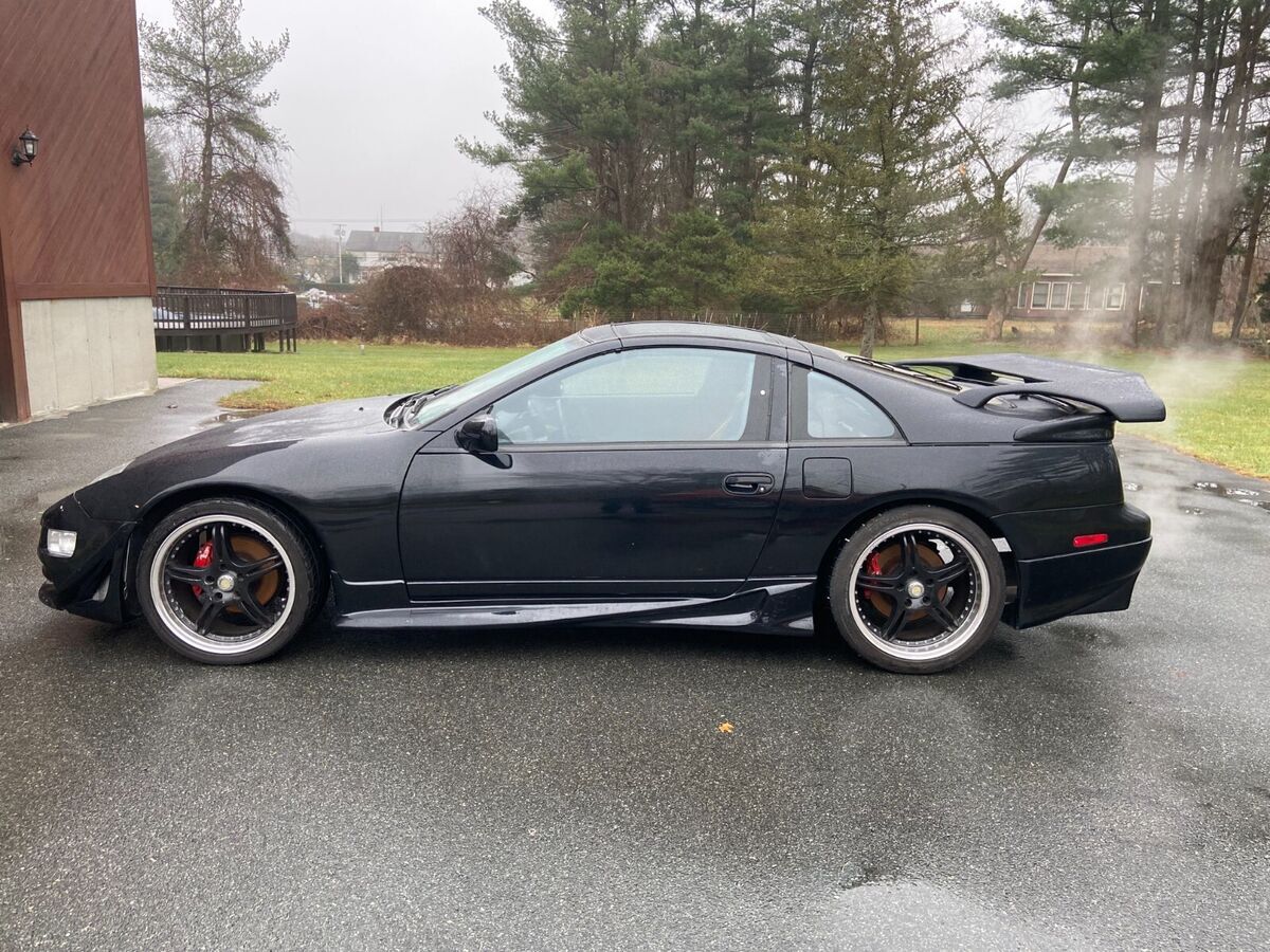 1991 nissan 300zx twin turbo 54949 miles black 3.0l v6 manual