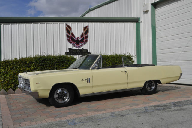 1967 plymouth sport fury convertible air conditioning and a rebuilt 383