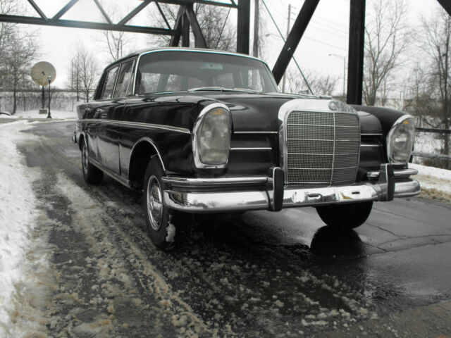 1965 mercedes benz 300se fintail clear title unrestored db040 with red leather