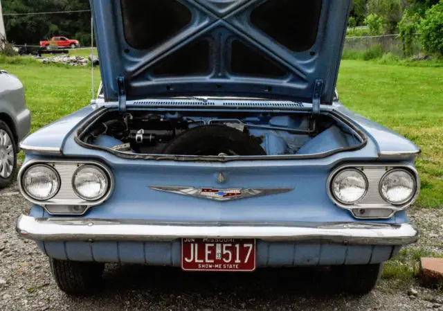 1960 corvair original 1 owner 32k miles horizon blue automatic
