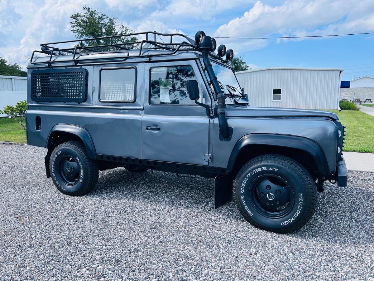 1992 land rover defender suv grey 4wd manual defender