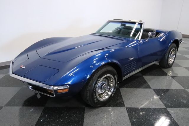 1972 chevrolet corvette convertible convertible 350 3 speed automatic classic vi