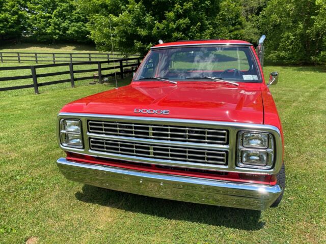 1979 dodge d150 pickup red rwd automatic lil red express truck