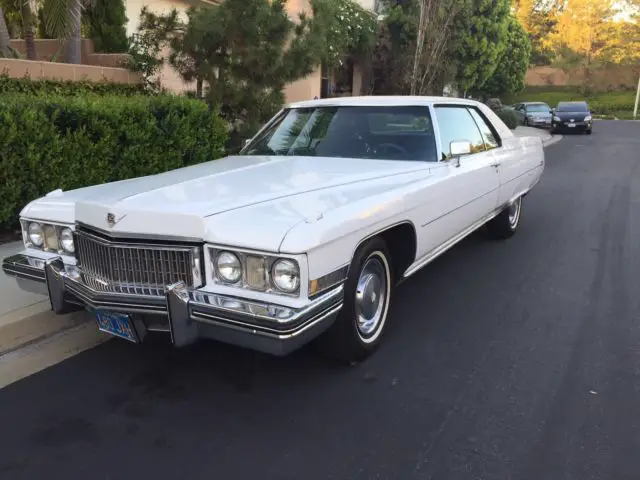 1973 cadillac coupe de ville, california car, original blue plates