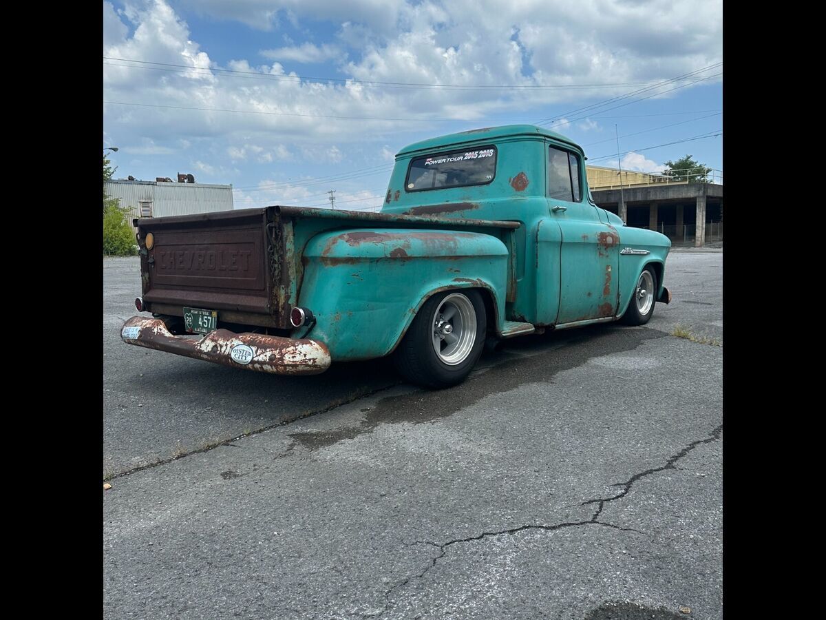 1955 chevy rat rod style pickup