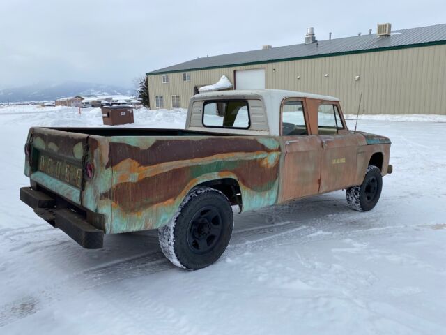 1963 dodge power wagon pickup brown 4wd manual