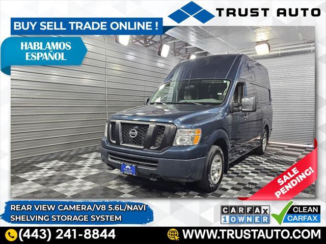2019 nissan nv cargo nv2500 hd sv v8