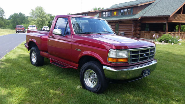 nice clean 1994 ford f150 4x4 5 spd. flare side 99% rust free