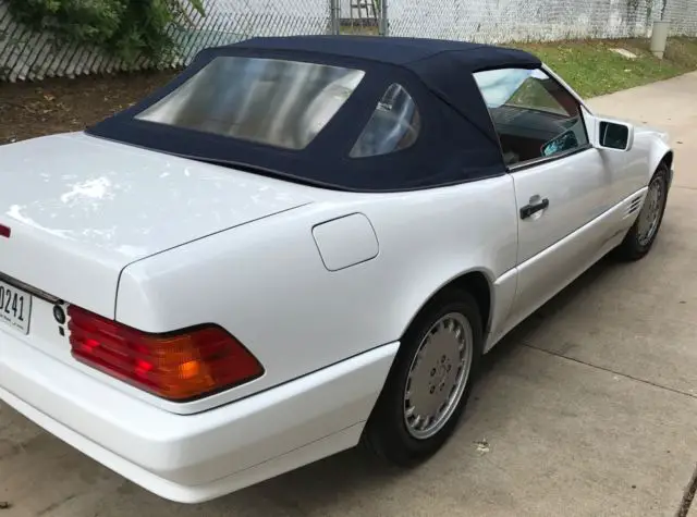 mercedes 1992 300 sl rare 6 cylinder 45k original miles clean car fax cold ac