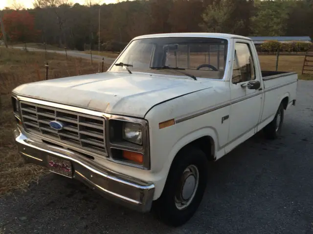1983 white f100 xl with rebuilt engine!