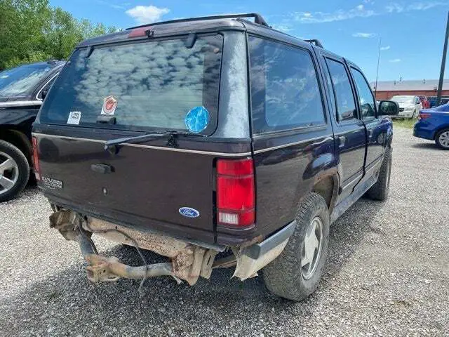 1993 ford explorer xlt 112 wb black 4.0l v6 12v mpfi ohv 4-speed automatic with