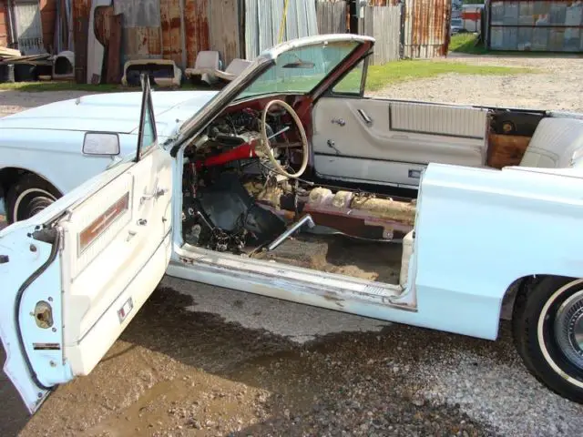 1966 ford thunderbird convertible project- texas