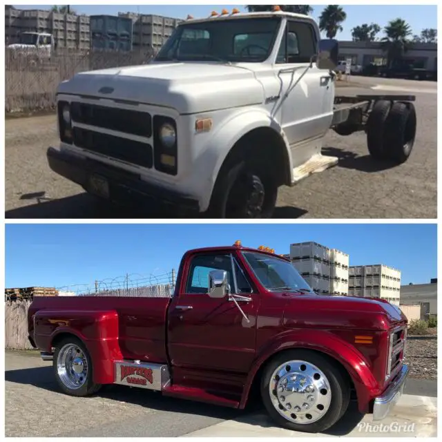 custom c-40 pickup, a truly unique customized chevrolet diesel pickup