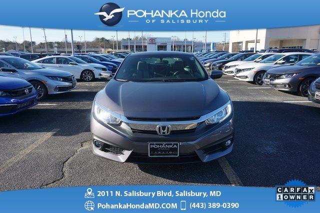 certified 2017 honda civic ex-t coupe salisbury, md 21801 for sale in salisbury, maryland