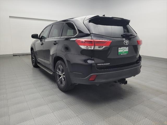 2018 toyota highlander le plus