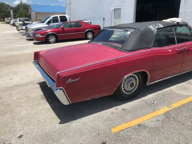 1966 lincoln continental convertible no reserve- runs- windows and top work