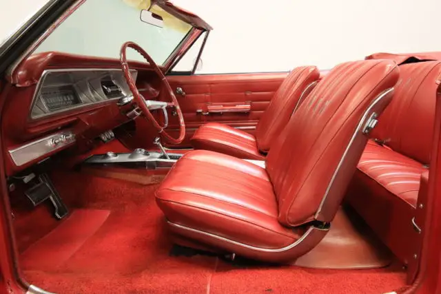 real ss, gorgeous red/red, detailed 327 v8, runs excellent, ps & pb, nice car!