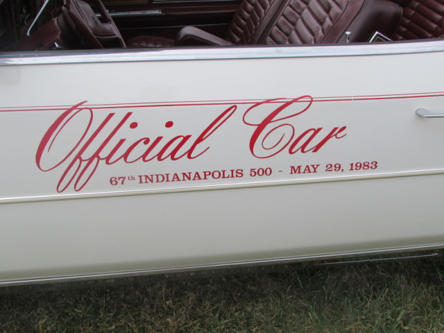 1983 buick riviera indy 500 festival