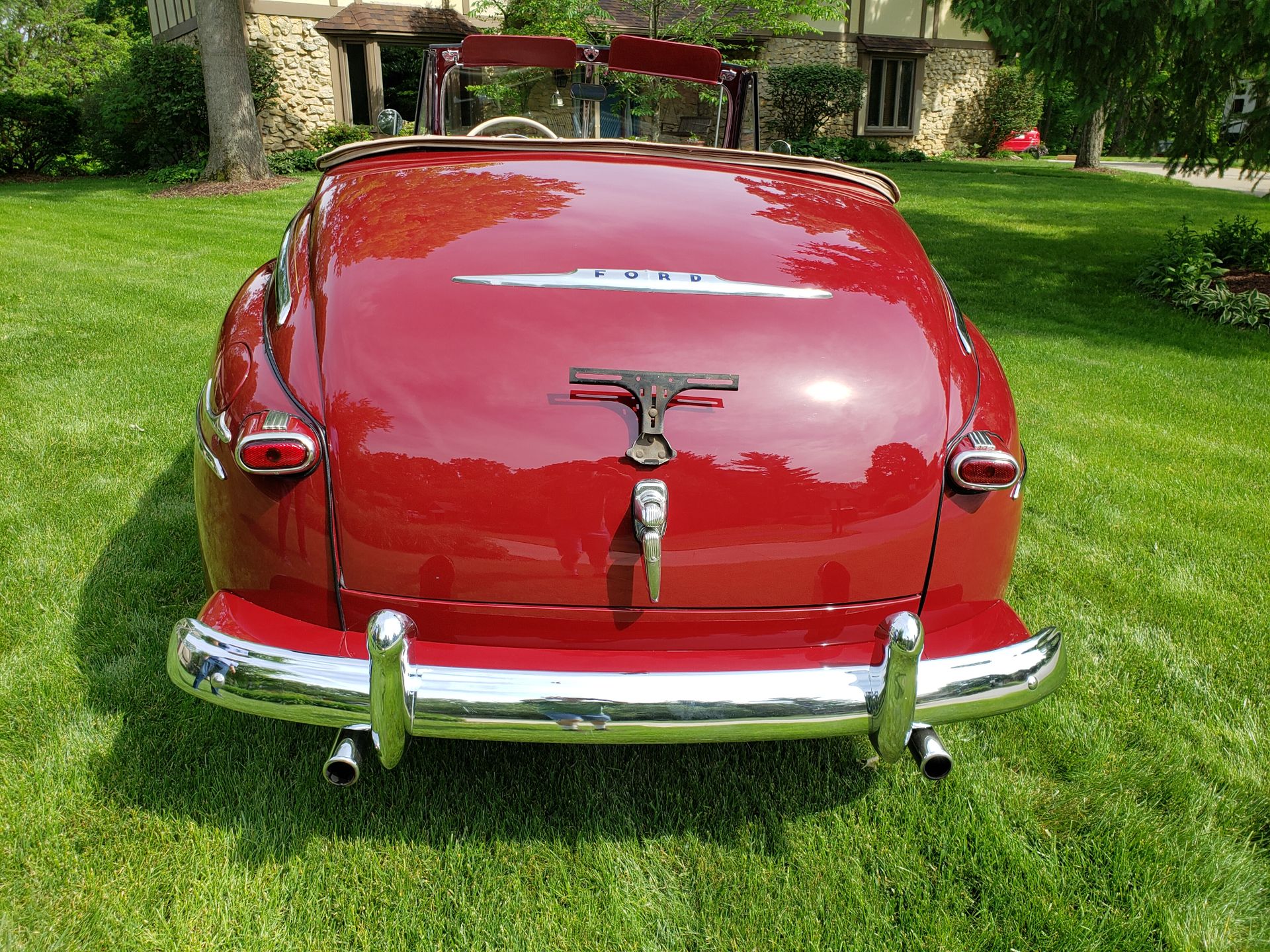 1947 ford super deluxe convertible with a mercury flathead v8 upgrade