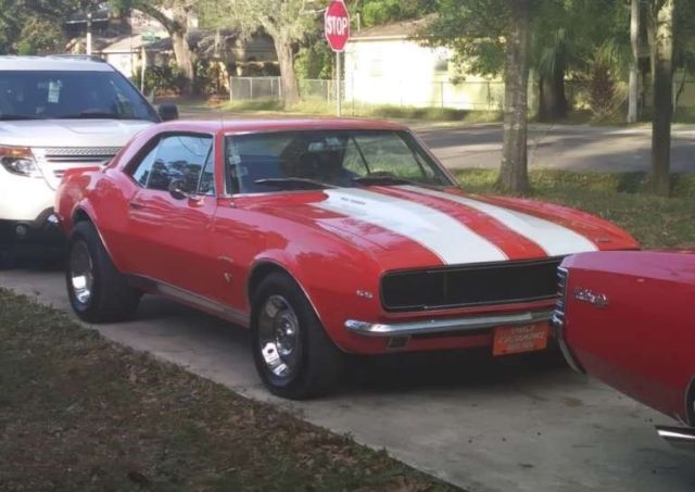 1967 chevrolet camaro 454 gasoline engine automatic transmission florida