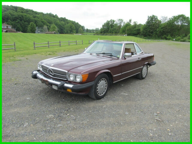 1987 mercedes sl 2 dr convertible 91k original 3 owner clean car fax no reserve