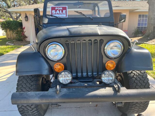 1976 jeep cj 5 suv black 4wd manual renegade