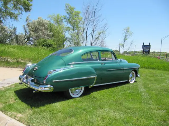 1950 oldsmobile 88 futuramic 88 deluxe 76000 miles adler green metallic hydrama
