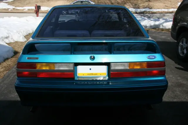 1993 teal ford mustang cobra svt