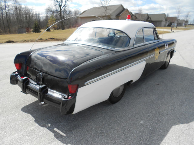 1954 mercury 2 dr hardtop mayberry police car rat rod v-8 runs nice no reserve