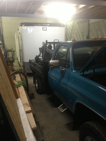 1987 chevrolet k 3500 4x4 454ci granny 4 speed dually flatbed truck all original