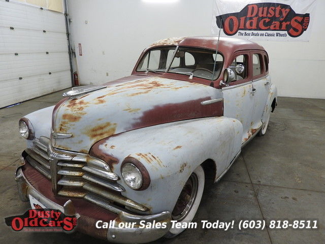 1948 white runs project car complete needs resto or hot rod!