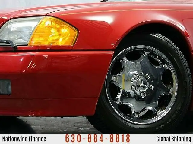 1990 mercedes-benz 300 series 300sl convertible 82148 miles red convertible 3.0l