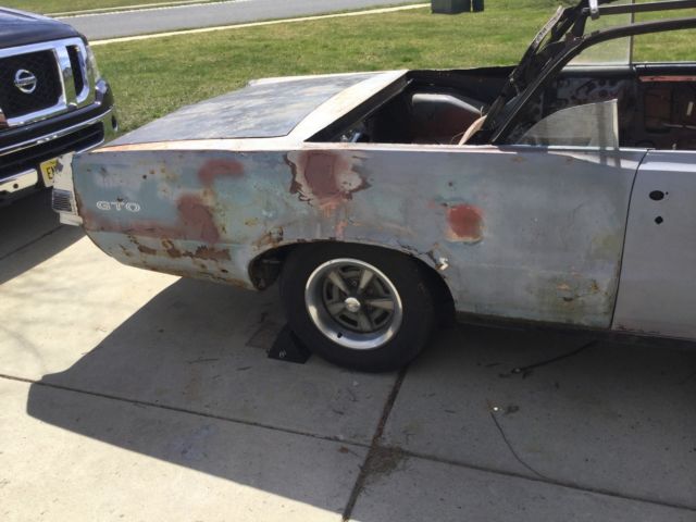1965 pontiac gto convertible project car