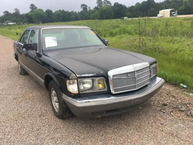 1985 mercedes-benz 300 sd 168602 miles black sedan 3.0l 5 cylinder automatic