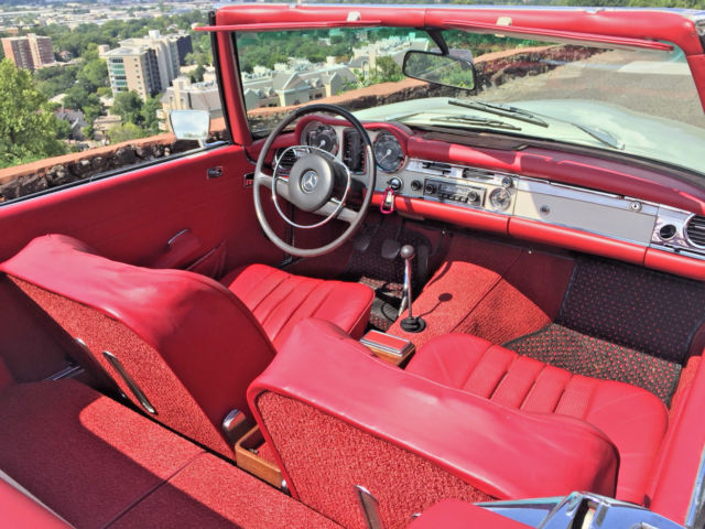 1967 mercedes 250sl manual transmission rare color combo