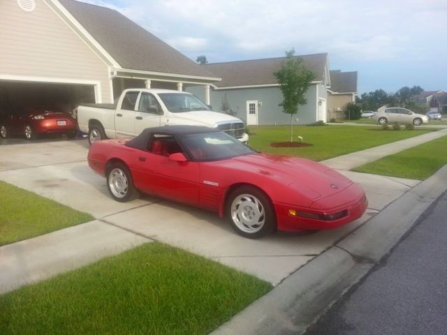 1991 chevrolet corvette base convertible 2-door 5.7l