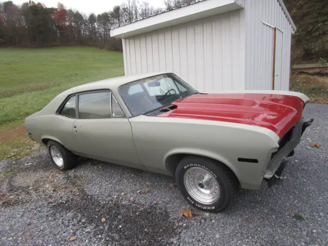 1972 chevy nova with pa. antique tags